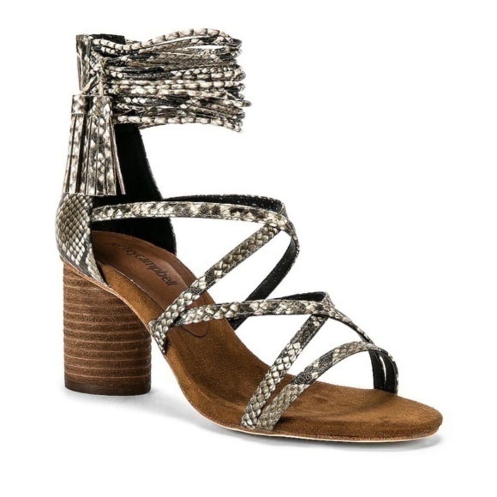 Jeffery Campbell Python 3in Sandal | size 10